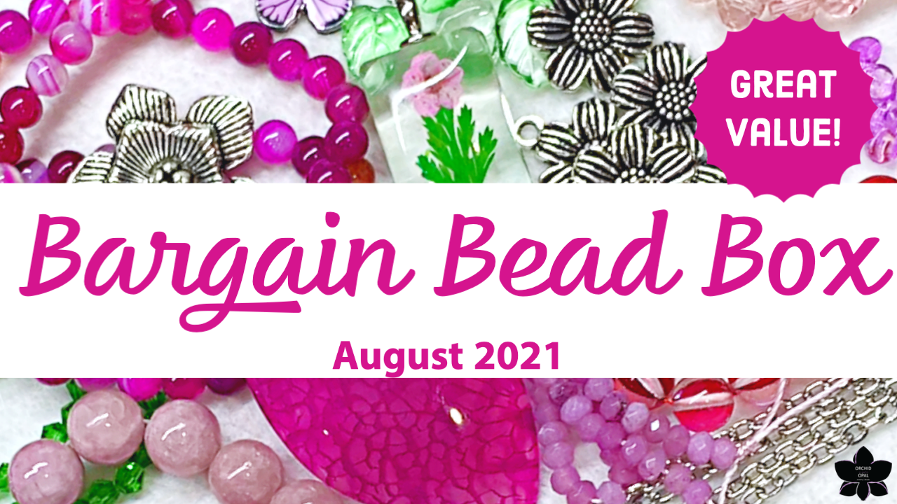 Bargain Bead Box Subscription August 2021